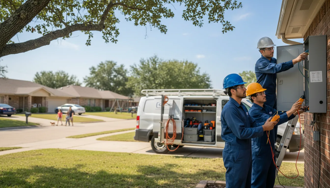 Certified electrician providing emergency electrical services in Sergeant Bluff, IA
